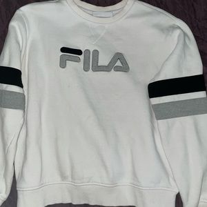 White Fila Sweatshirt